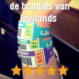 de bandjes van lowlands 