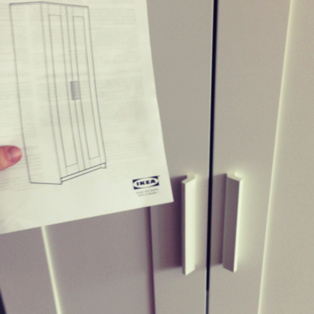 Ikea kast monteren